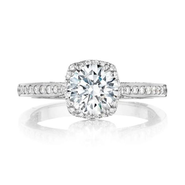 Tacori Dantela Round Bloom Engagement Ring Mounting Koser Jewelers Mount Joy, PA