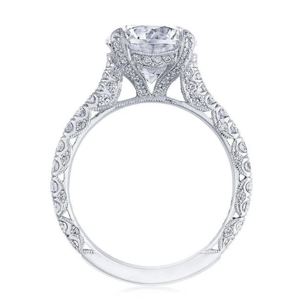 Tacori Petite Crescent RoyalT Diamond Engagement Ring Mounting Image 2 Koser Jewelers Mount Joy, PA