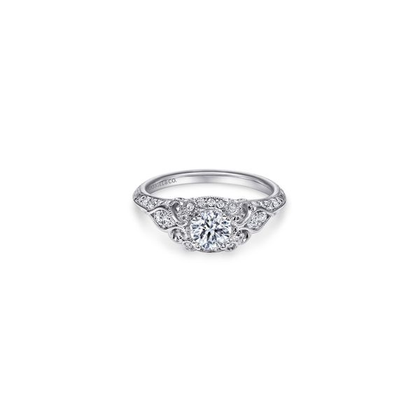 Gabriel & Co. 'Abel' Diamond Engagement Ring Mounting Image 4 Koser Jewelers Mount Joy, PA