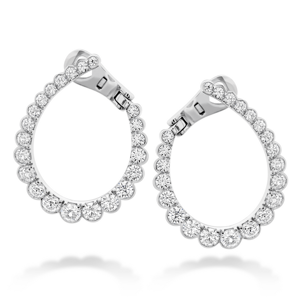 Hearts On Fire Aerial Regal Large Diamond Hoop Earrings Koser Jewelers Mount Joy, PA