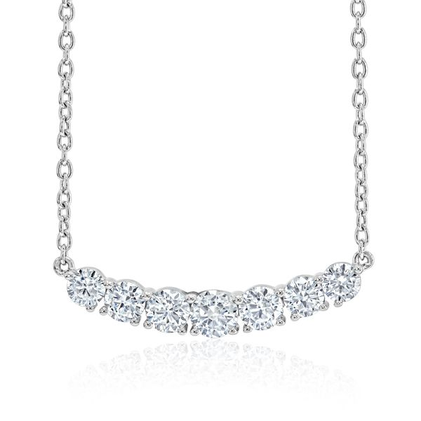 Fire & Ice 'Victoria' Seven Diamond Smile Necklace Koser Jewelers Mount Joy, PA