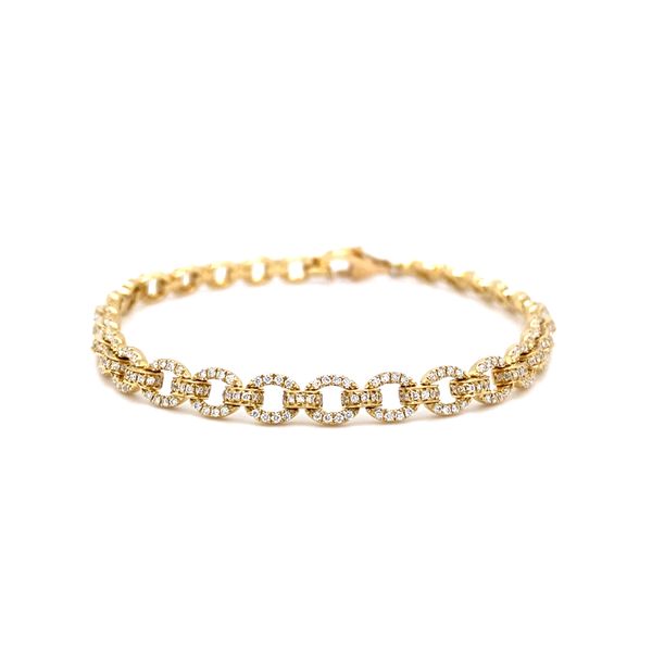 Uneek Pave' Chain Link Bracelet Koser Jewelers Mount Joy, PA
