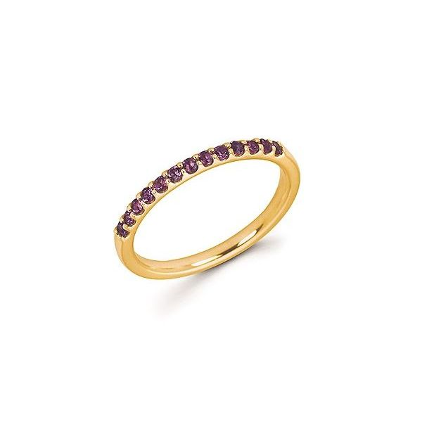 Amethyst Shared Prong Birthstone Ring Koser Jewelers Mount Joy, PA