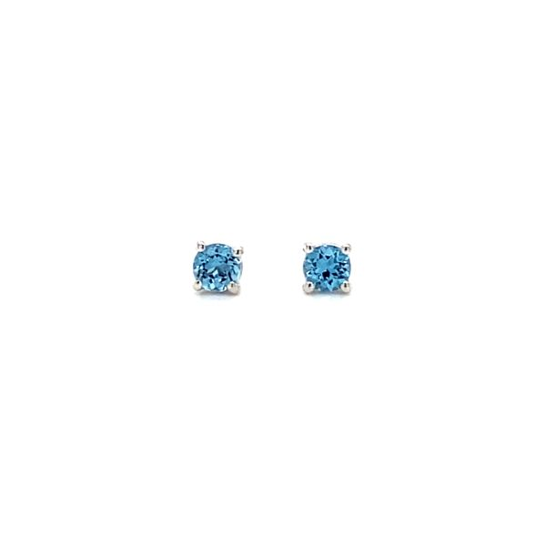 Swiss Blue Topaz Stud Earrings Koser Jewelers Mount Joy, PA