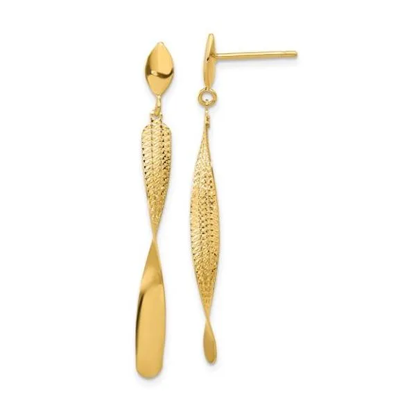 Twist Dangle Earrings Koser Jewelers Mount Joy, PA