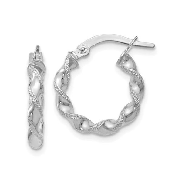Small Twisted Hoop Earrings Koser Jewelers Mount Joy, PA