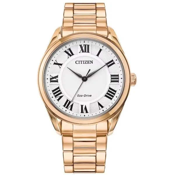 Citizen® Eco-Drive® 'Arezzo' Rose Gold-Tone Watch Koser Jewelers Mount Joy, PA