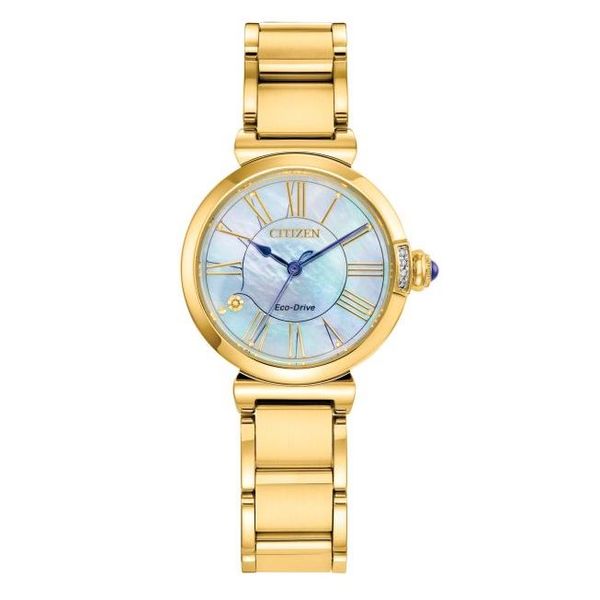 Citizen® Eco-Drive® 'Citizen L Mae' Gold Tone Watch Koser Jewelers Mount Joy, PA