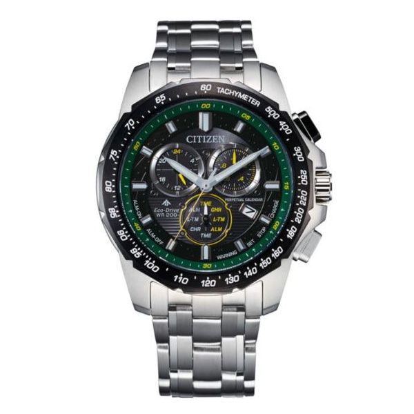 Citizen® Eco-Drive® Men's Promaster Black Dial Chronograph Stainless Steel Watch Koser Jewelers Mount Joy, PA