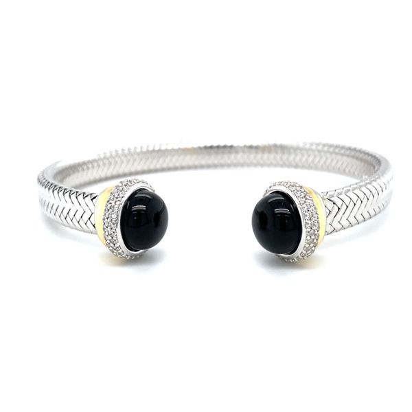 Braided Black Agate Cuff Bracelet Koser Jewelers Mount Joy, PA