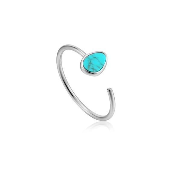 Ania Haie Turning Tides Tidal Turquoise Adjustable Ring Koser Jewelers Mount Joy, PA