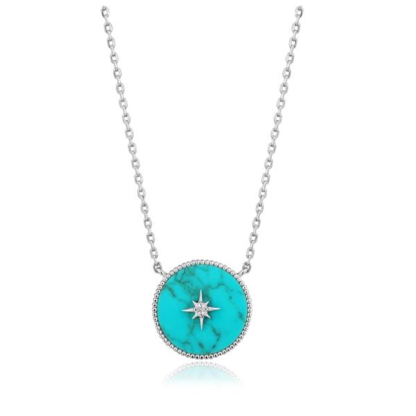 Ania Haie Hidden Gem Turquoise Emblem Necklace Koser Jewelers Mount Joy, PA
