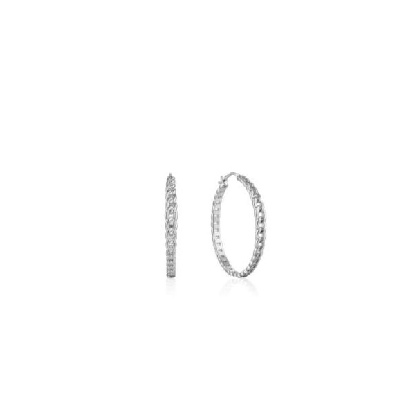 Ania Haie Curb Link Hoop Earrings Koser Jewelers Mount Joy, PA