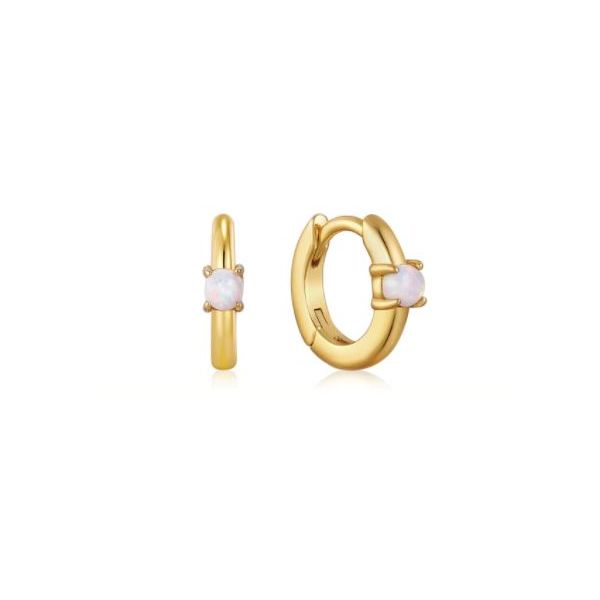 Ania Haie Kyoto Opal Cabochon Huggie Hoop Earrings Koser Jewelers Mount Joy, PA