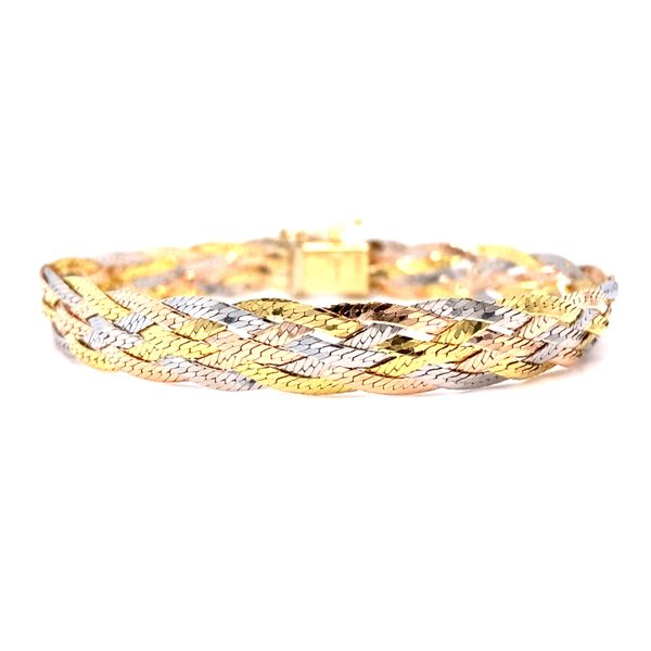 Tri-Colored Textured Bracelet Koser Jewelers Mount Joy, PA