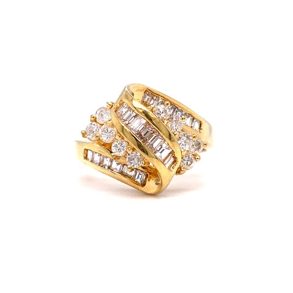 Round & Baguette Diamond Ring Koser Jewelers Mount Joy, PA