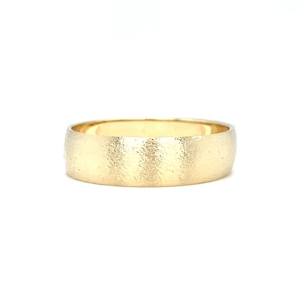 Textured Gold Band Koser Jewelers Mount Joy, PA