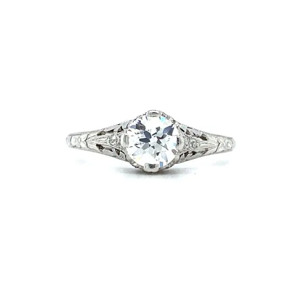 Round Antique Diamond Engagement Ring Koser Jewelers Mount Joy, PA