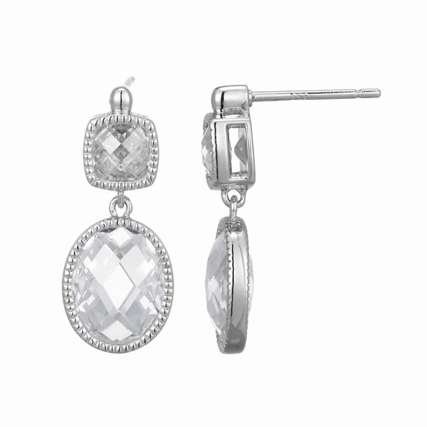 Elle Jewelry Sterling Silver Drop Earrings Krekeler Jewelers Farmington, MO