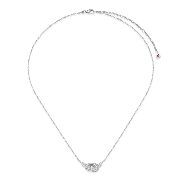 Elle Sterling Silver Rhodium Plated Unity Necklace Krekeler Jewelers Farmington, MO