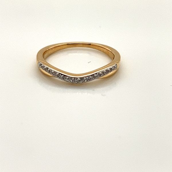 Lady's 14 Karat Yellow Gold Diamond Wedding Band Krekeler Jewelers Farmington, MO