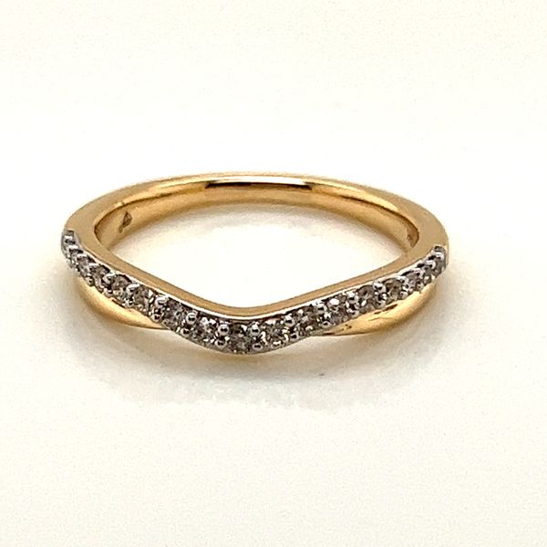 Lady's 14 Karat Yellow Gold Diamond Wedding Band Krekeler Jewelers Farmington, MO