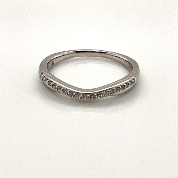 Lady's 14 Karat White Gold Diamond Wedding Band Krekeler Jewelers Farmington, MO