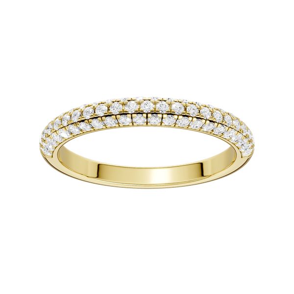 Lady's 14 Karat Yellow Gold Lab Grown Diamond Ring Krekeler Jewelers Farmington, MO