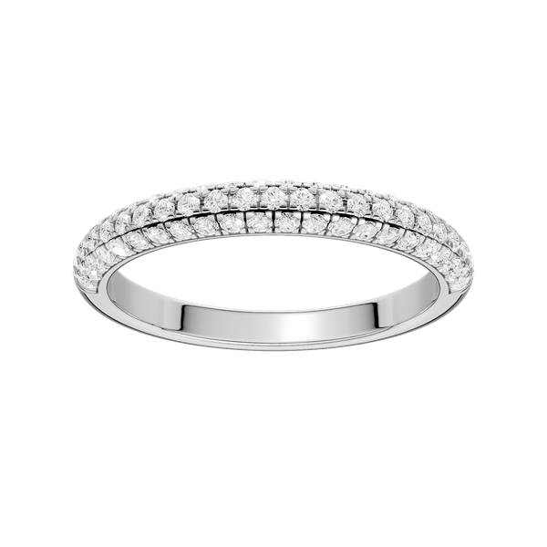 Lady's 14 Karat White Gold Lab Grown Diamond Ring Krekeler Jewelers Farmington, MO