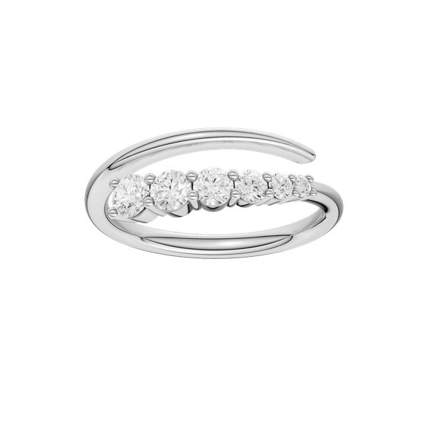 Lady's 14 Karat White Gold Lab Grown Diamond Ring Krekeler Jewelers Farmington, MO