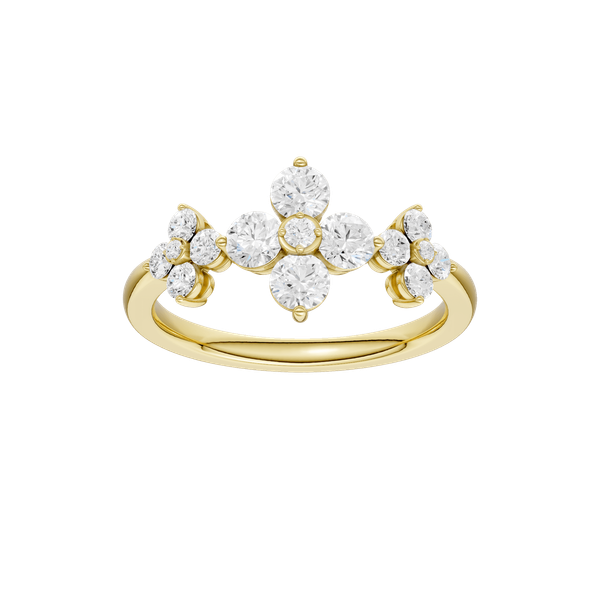 Lady's 14 Karat Yellow Gold Lab Grown Diamond Ring Krekeler Jewelers Farmington, MO