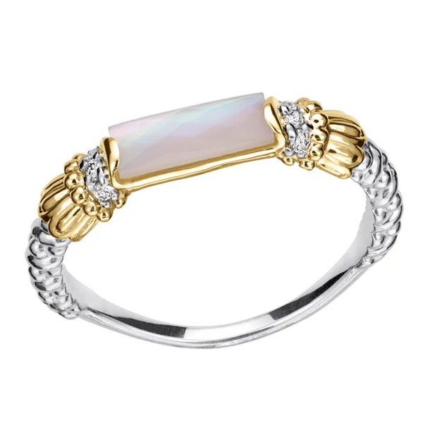 Ladies Sterling Silver and 14K Yellow Gold Ring Krekeler Jewelers Farmington, MO