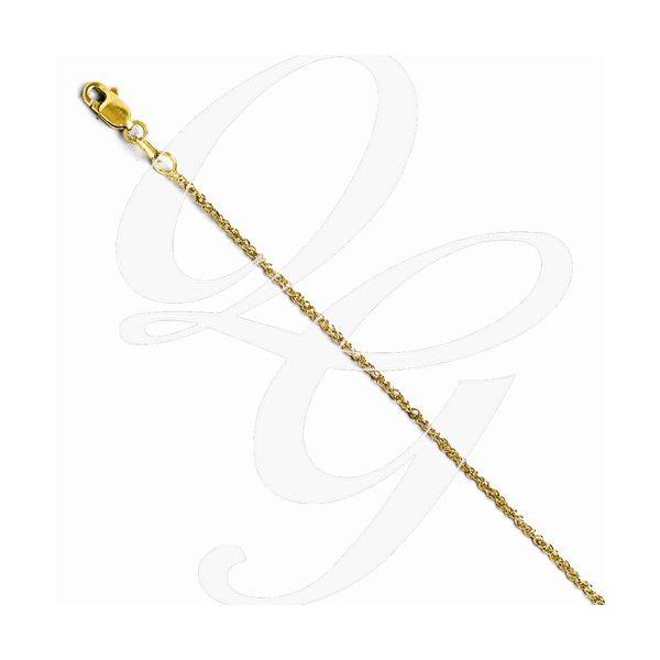 Lady's 14 Karat Yellow Gold Sparkle Singapore 18 Inch Chain Krekeler Jewelers Farmington, MO