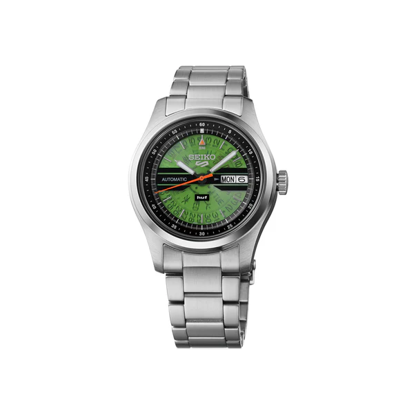 Seiko 5 Sports SS Automatic Green Dial HUF LE SRPM09 Krekeler Jewelers Farmington, MO