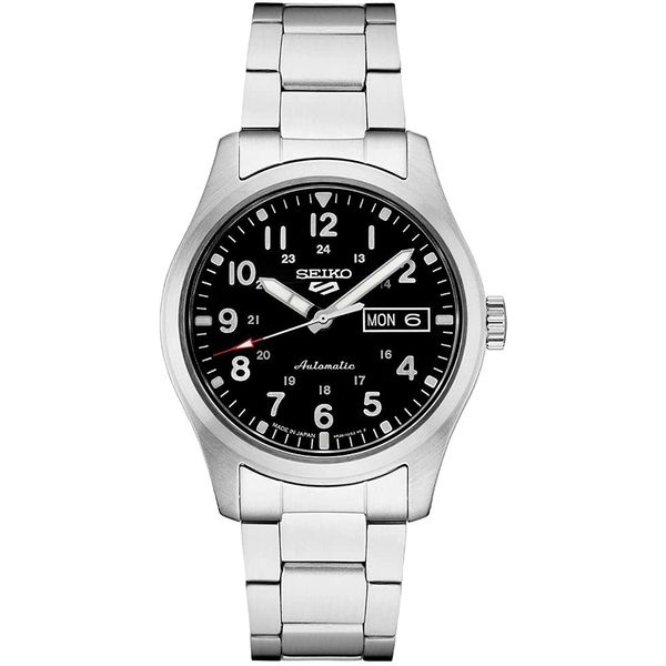 Men's Seiko 5 Sports Stainless Steel Watch Krekeler Jewelers Farmington, MO