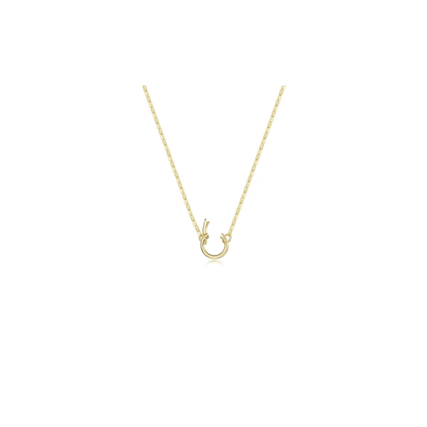 Gold Plated Sterling Silver Lucy Charm Enhancer  Chain 20 Inches Krekeler Jewelers Farmington, MO