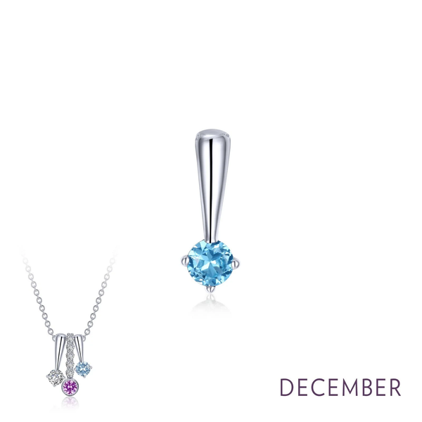 Blue Topaz December Pendant Krekeler Jewelers Farmington, MO