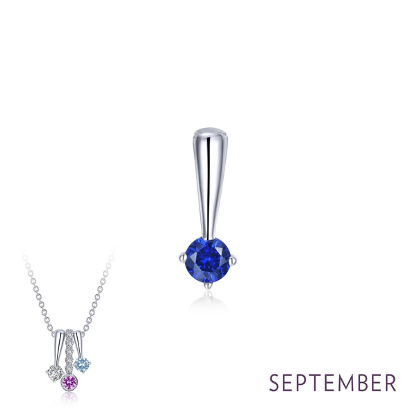 Sapphire September Pendant Krekeler Jewelers Farmington, MO