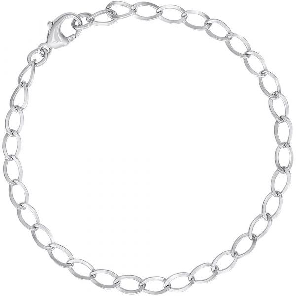 Sterling Silver Curb Link Classic Bracelet Krekeler Jewelers Farmington, MO