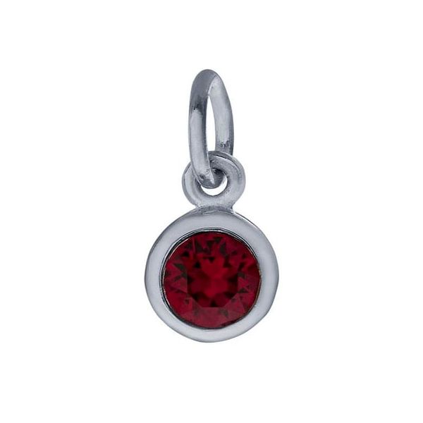 Sterling Silver July Crystal Birthstone Charm Krekeler Jewelers Farmington, MO