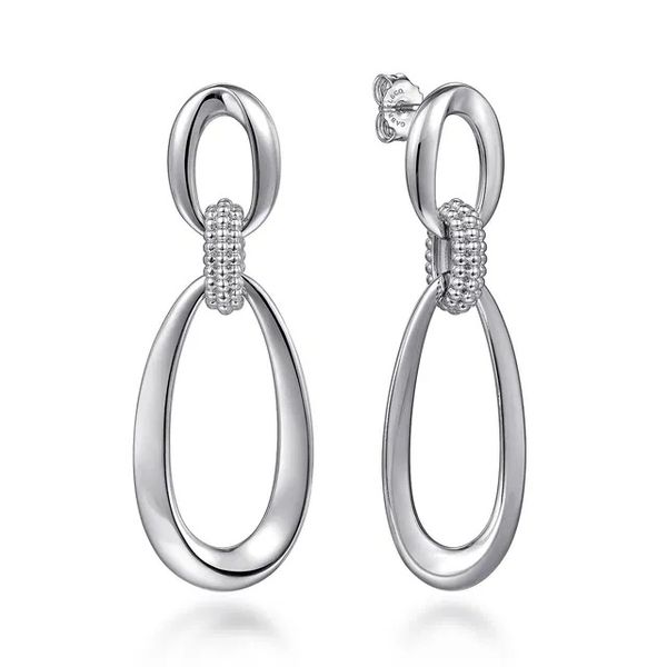 Gabriel and Co Sterling Silver Bujukan Drop Earrings Serial No: S2274530 Krekeler Jewelers Farmington, MO