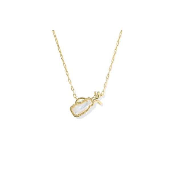 Kendra Scott Letter Initial Pendant in Gold Letter C Krekeler Jewelers Farmington, MO
