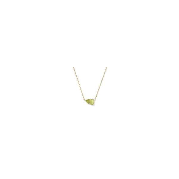 Kendra Scott Tatum Necklace Goldtone Green CZ Mix Krekeler Jewelers Farmington, MO
