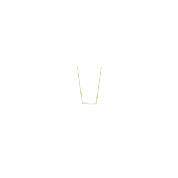 Kendra Scott Eileen Pendant Necklace Goldtone White Pearl Krekeler Jewelers Farmington, MO
