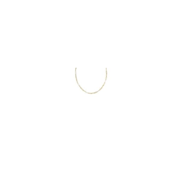 Kendra Scott Courtney Enamel Link Necklace Goldtone White Enamel Krekeler Jewelers Farmington, MO