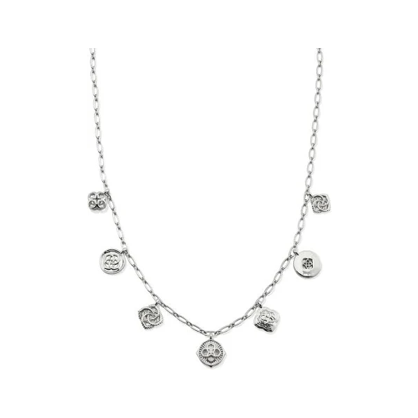 Kendra Scott Dira Charm Necklace Rhodium Krekeler Jewelers Farmington, MO