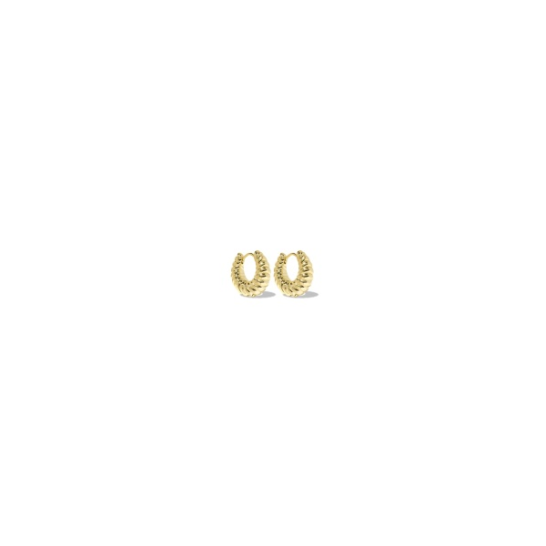 Kendra Scott Sandy Huggie Earrings Goldtone Hoop Krekeler Jewelers Farmington, MO