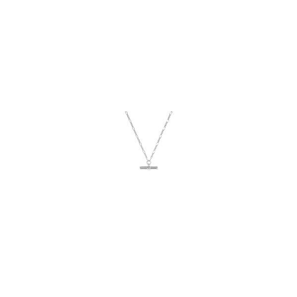 Kendra Scott Bree T Bar Necklace Silvertone Krekeler Jewelers Farmington, MO
