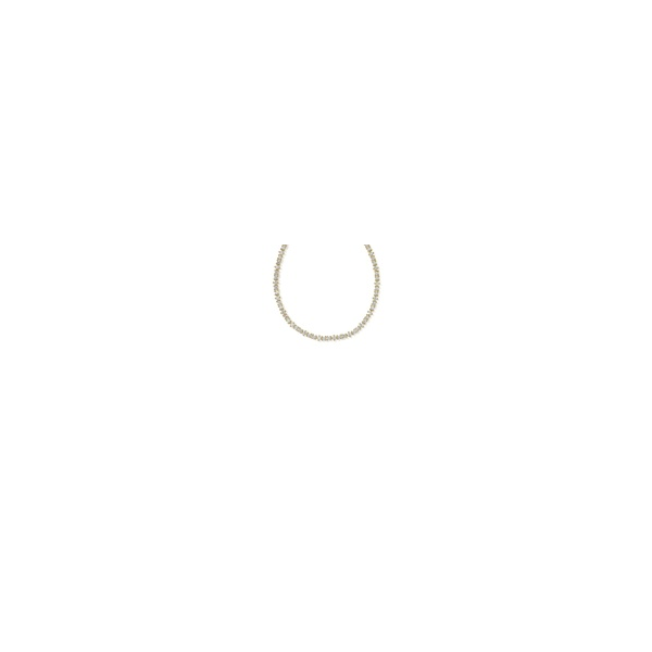 Kendra Scott Fate Tennis Necklace Goldtone White CZ Krekeler Jewelers Farmington, MO