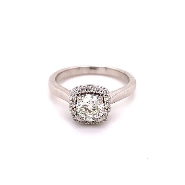 14K Diamond Engagement Cushion Cut Ring Kiefer Jewelers Lutz, FL